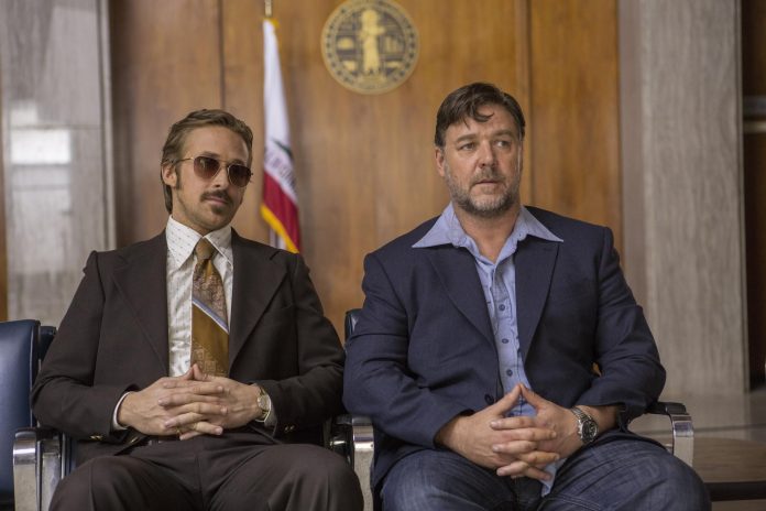 Russell Crowe and Ryan Gosling in The Nice Guys (2016)