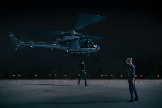 The Old Guard 2. Charlize Theron as Andy and Uma Thurman as Discord. Cr. Eli Joshua Ade/Netflix © 2025