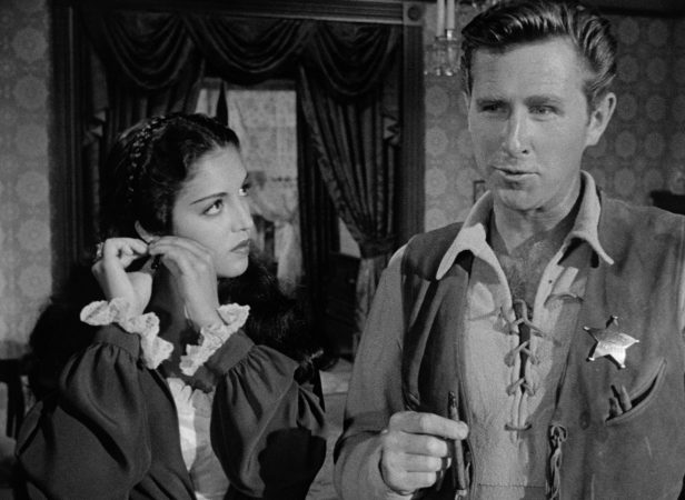 Lloyd Bridges and Katy Jurado in High Noon (1952)