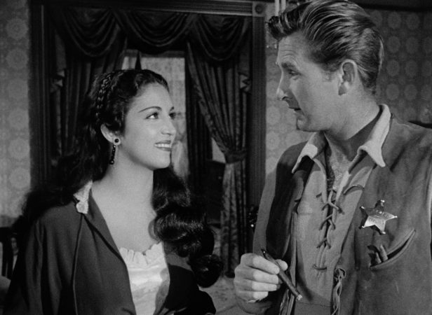 Lloyd Bridges and Katy Jurado in High Noon (1952)
