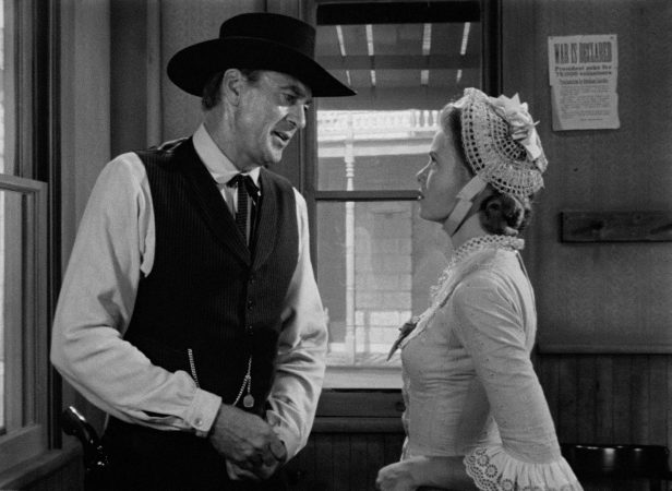 Gary Cooper and Grace Kelly in High Noon (1952)