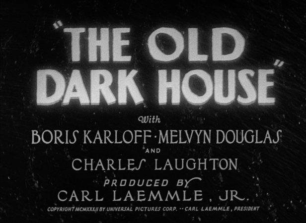 The Old Dark House (1932) Screen capture courtesy of Eureka Entertainment.