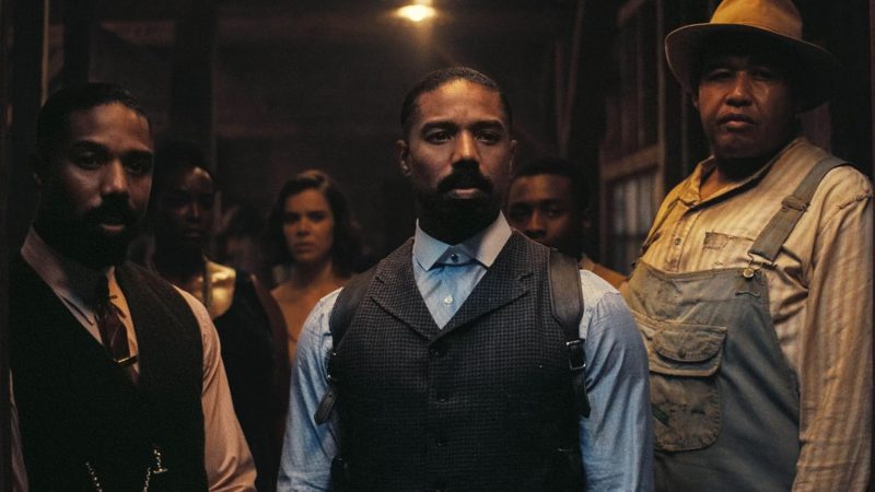 Michael B. Jordan, Omar Benson Miller, Miles Caton, Wunmi Mosaku, and Hailee Steinfeld in Sinners (2025)