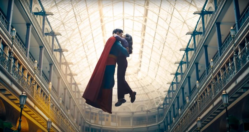 Rachel Brosnahan and David Corenswet in Superman (2025)