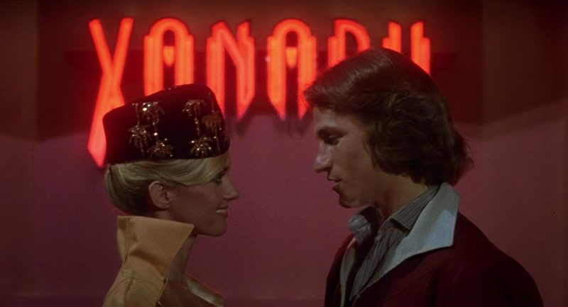 Olivia Newton-John and Michael Beck in Xanadu (1980)
