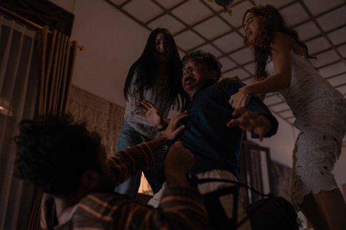 Abadi Nan Jaya. (L to R) Mikha Tambayong, Donny Damara, Eva Celia in Abadi Nan Jaya. Cr. Courtesy of Netflix © 2025